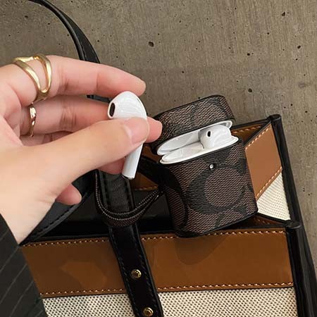 Airpods カバー coach風 