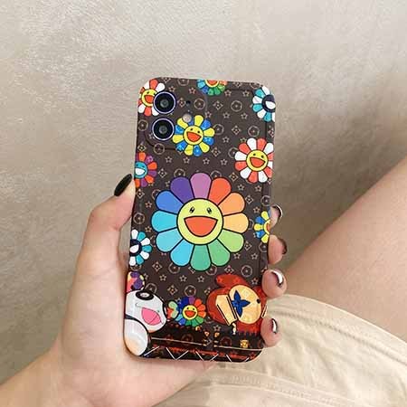 iphone 14pro max カバー カイカイキキ murakami sunflower 