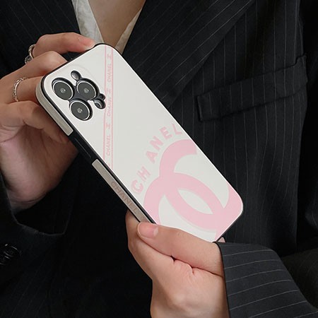chanel風 ピンク iphone 15pro