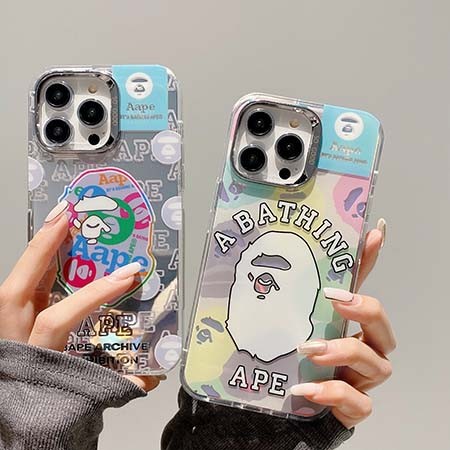 アイフォーン16 aape スマホケース  男性