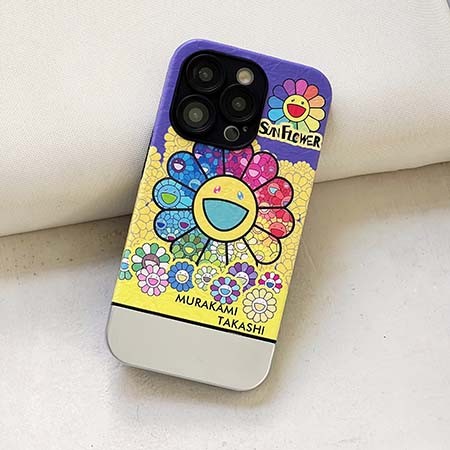 アイフォーン 15 pro max ケース カイカイキキ murakami sunflower 