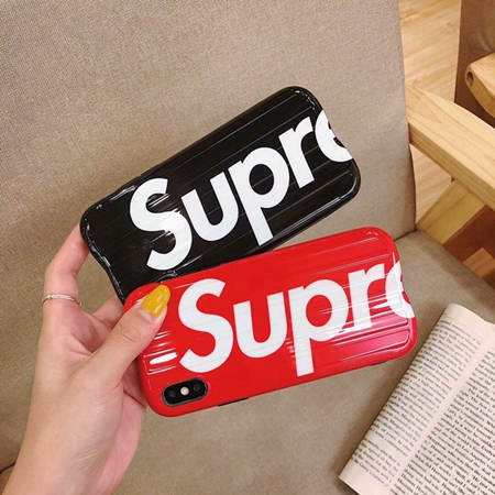 皮製 ブランド 携帯ケース アイフォーン16 supreme風 