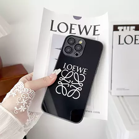 loewe風 ガラス iphone 15 スマホケース