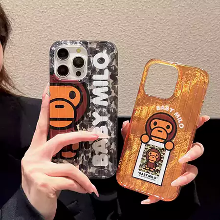 ア・ベイシング・エイプ bape スマホケース アイフォーン 16plus 