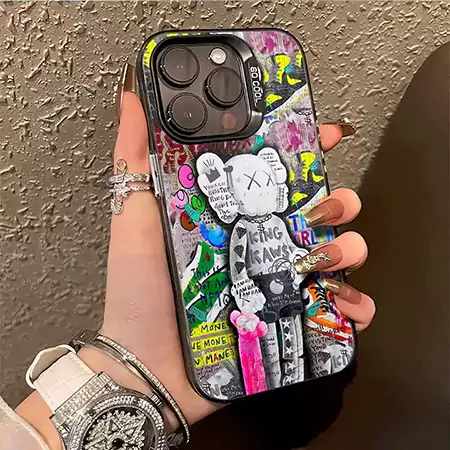 カウズ kaws iphone 16pro max スマホケース 