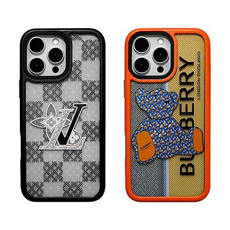 ポリエチレン iphone16プラス ケース burberry 