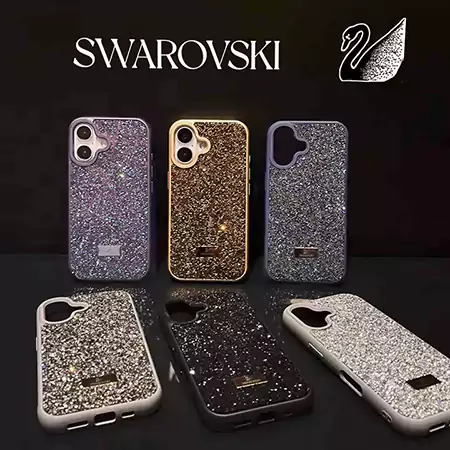 オシャレ スワロフスキー swarovski スマホケース アイホン 16pro 