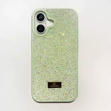 アイフォーン 16plus カバー swarovski スワロフスキー 