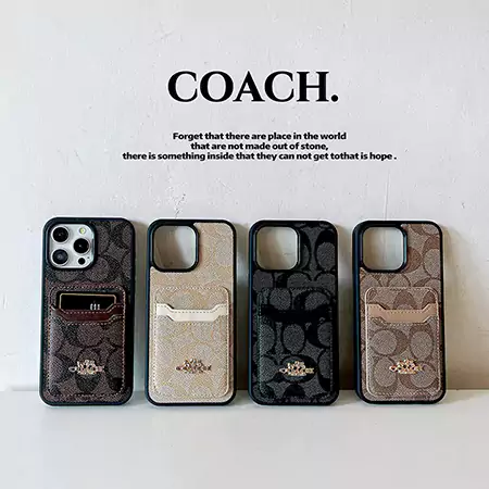 安い ハイブランド coach風 iphone 16プロ max ケース 