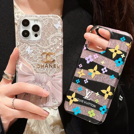 ホワイト ブランド 携帯ケース アイホン 16plus シャネル風 