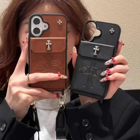 男性愛用 ブランド ケース アイフォーン16プロmax chrome hearts クロームハーツ 