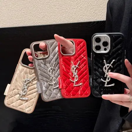 本革 ysl風 アイホン16 スマホケース 