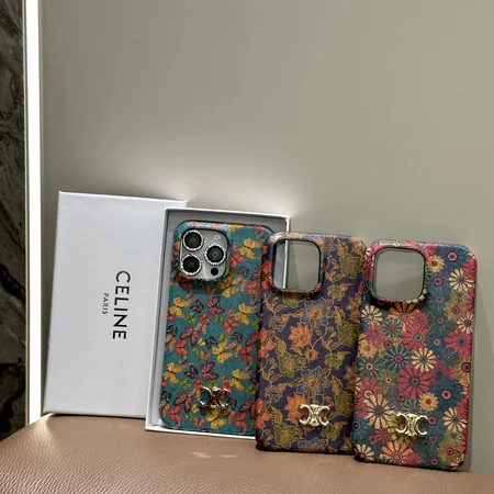 ハイブランド スマホケース iphone14 セリーヌ風 