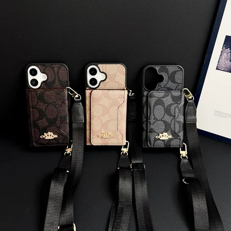 iphone 16プロ スマホケース コーチ風 