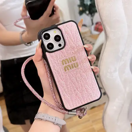iphone14プロmax miumiu風 携帯ケース 