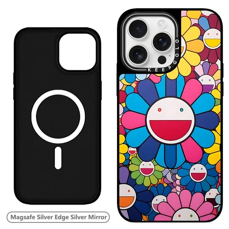 murakami sunflower風 iphone17promax スマホケース 