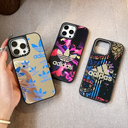 アイフォン 16pro アディダス adidas カバー  レザー