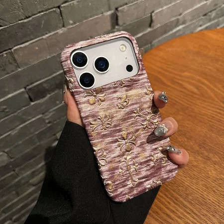 iphone17 chrome hearts風 携帯ケース 