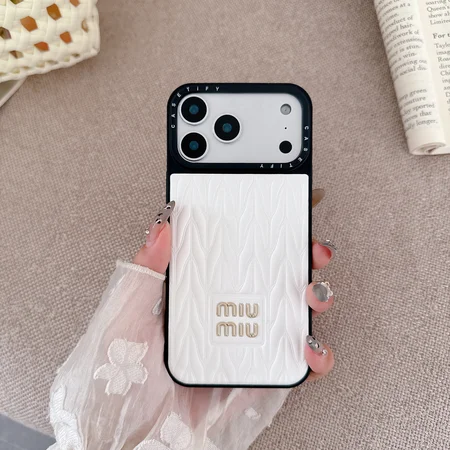 iphone17プロmax ミュウミュウ風 スマホケース 
