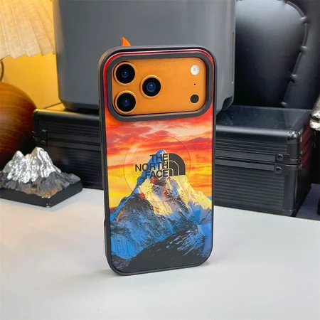 アイフォン17 スマホケース the north face風 