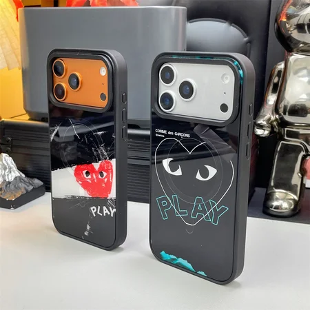 カップル アイフォン 14プロ コムデギャルソン スマホケース 