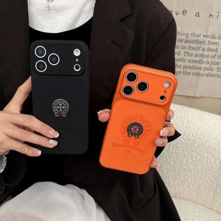 chrome hearts アイフォーン14 スマホケース  レッド