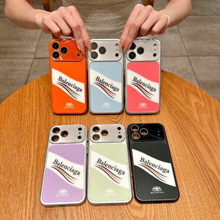 バレンシアガ風 iphone17plus スマホケース 