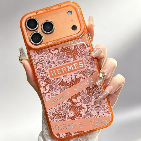 アイフォン15 スマホケース hermes風 