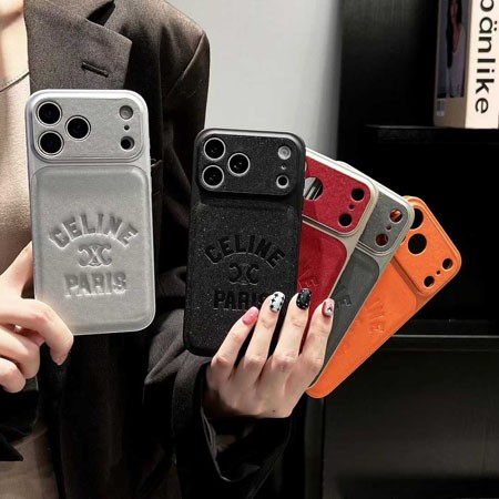 欧米風 ブランド スマホケース アイフォーン17pro max celine セリーヌ 