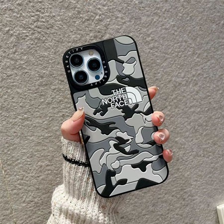 アイホン16 Pro ザ・ノース・フェイス風 スマホケース 