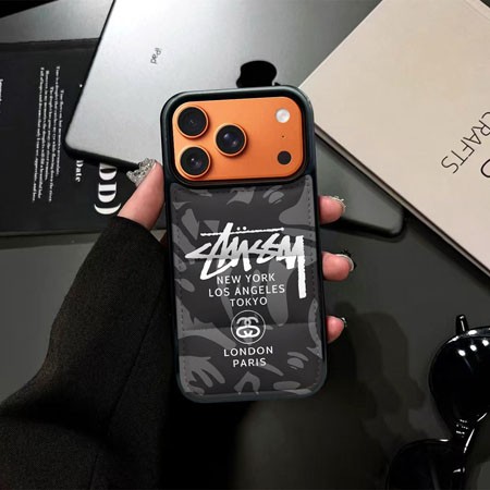 アイフォン17プラス stussy風 携帯ケース 
