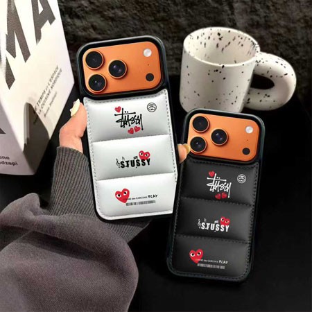 アイフォン 14 スマホケース comme des garçons風 
