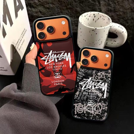 ブランド スマホケース アイホン17 stussy ステューシー 