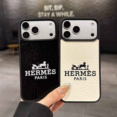 青 ハイブランド カバー iphone17 hermes 