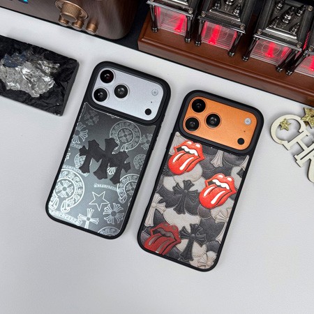 アイホンiphone18 スマホケース クロームハーツ風 