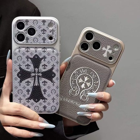 アイフォーン18 スマホケース クロームハーツ風 