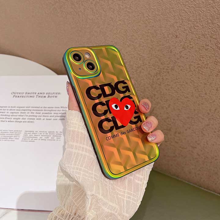 iphone14プロ comme des garçons風 ケース 