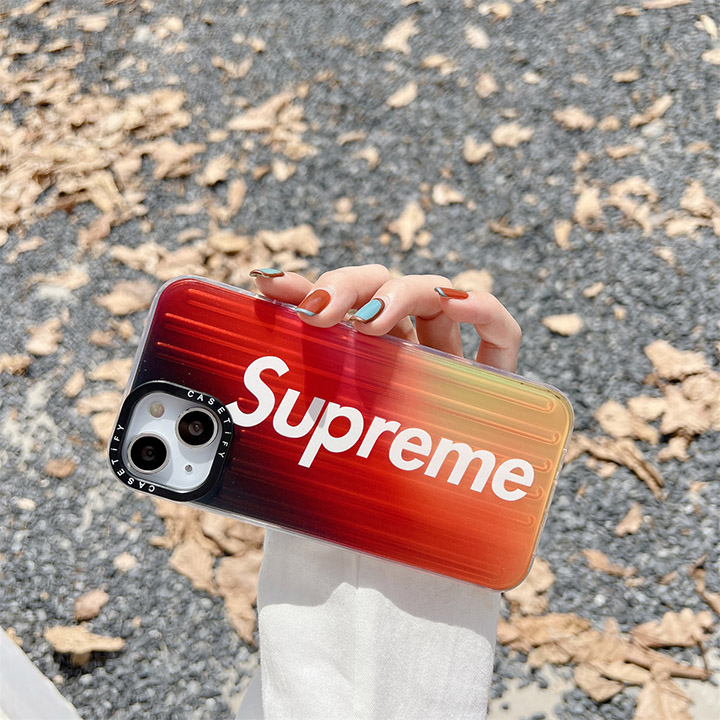 iphone 15プロ supreme風 カバー 