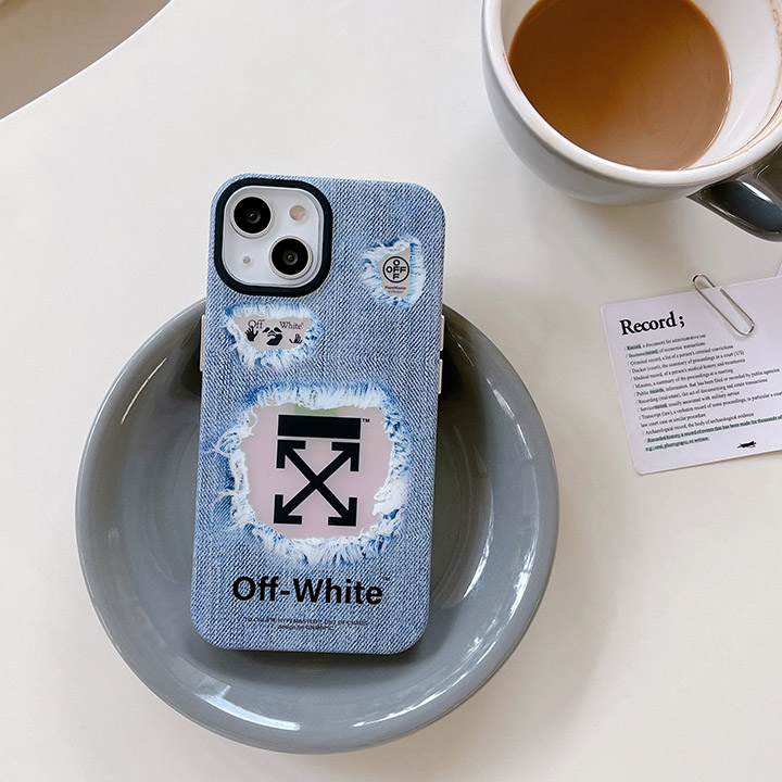オフホワイト off white アイホン15plus 携帯ケース 