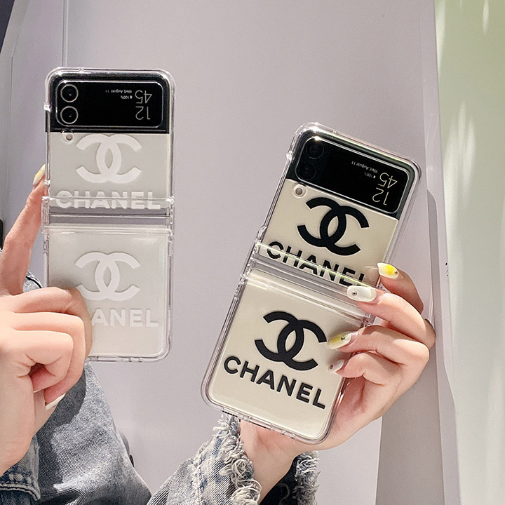 ギャラクシー ZFlip3 カバー シャネル chanel 