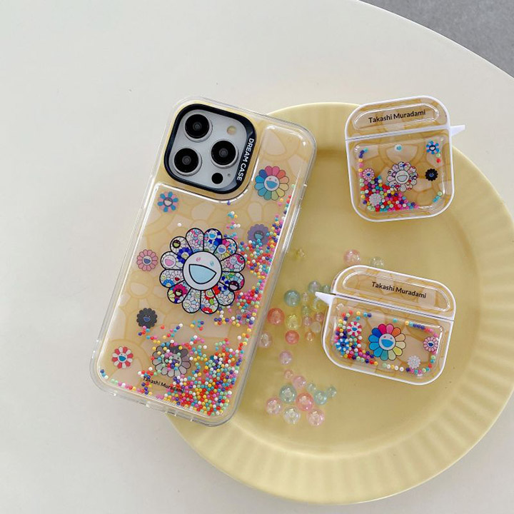 アイフォーン 16plus スマホケース murakami sunflower 