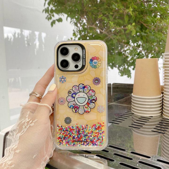 murakami sunflower アイホン16プラス スマホケース 