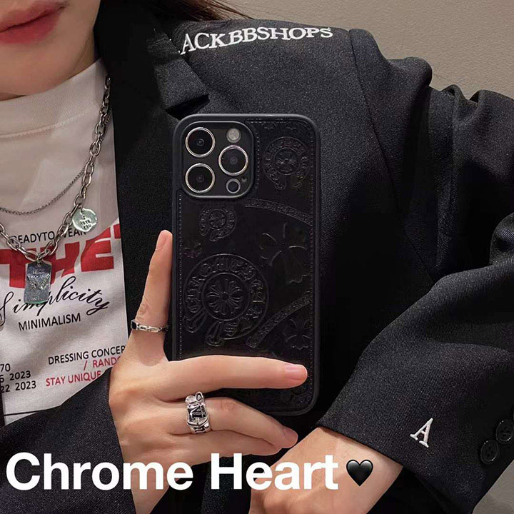 ブランドロゴ chrome hearts クロームハーツ スマホケース
