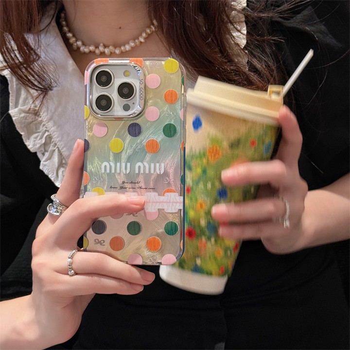 miumiu風 アイホン 16プラス 