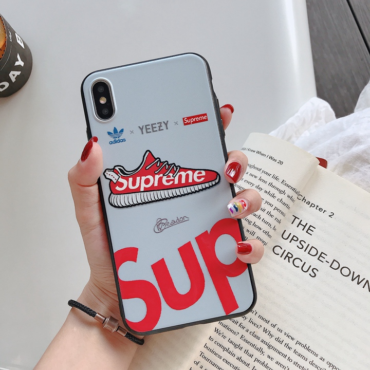 supreme風 iphone16プラス 携帯ケース 