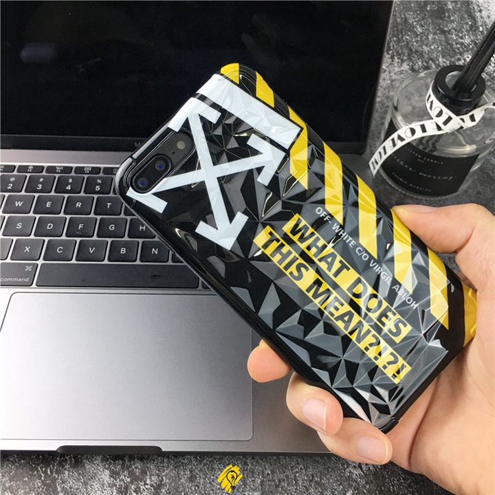 ブランド カバー アイフォン16pro off white オフホワイト 