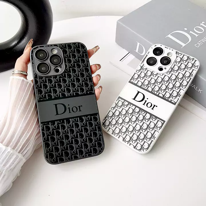 dior ディオール 白黒 アイフォン 14 カバー