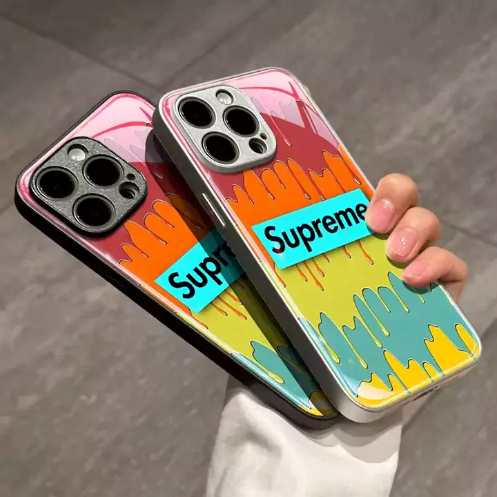 アイホン 14プロ supreme風 スマホケース 