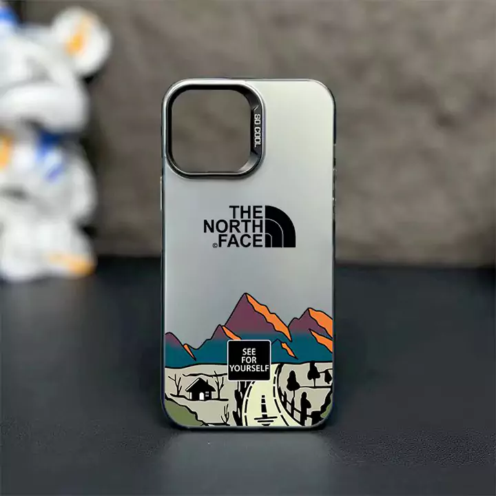 アイフォン 14プラス カバー the north face風 