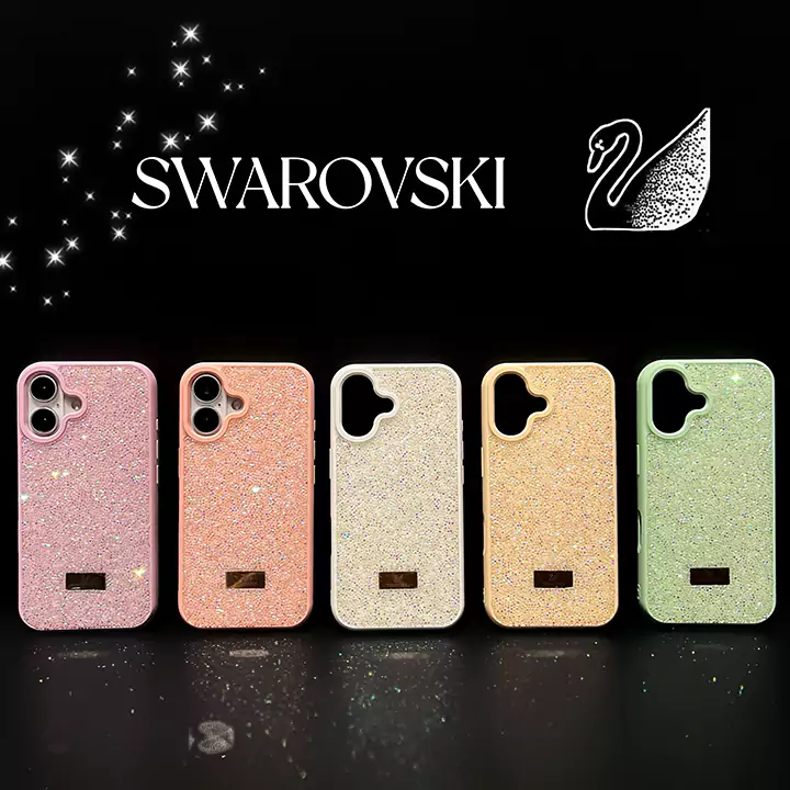 アイフォーン 16plus カバー swarovski スワロフスキー 